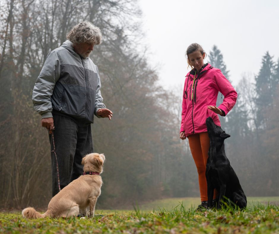 éducateur pour chiens positif